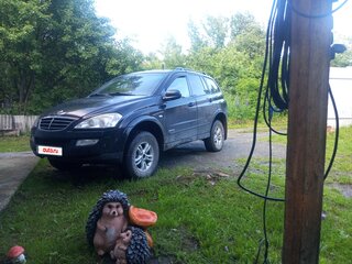 2008 SsangYong Kyron I Рестайлинг, чёрный, 585000 рублей, вид 1