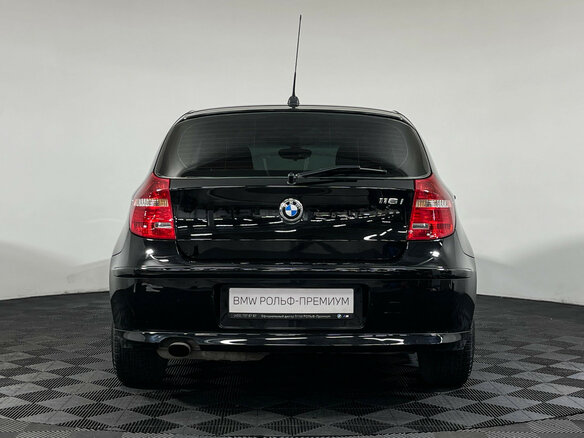 2011 BMW 1 серии 116i I (E81/E82/E87/E88) Рестайлинг, чёрный - вид 3