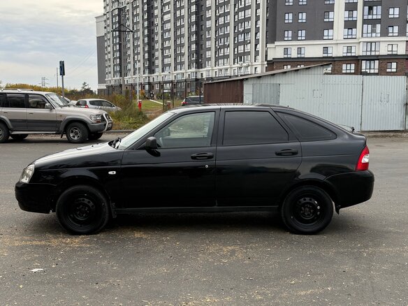 2010 Lada (ВАЗ) Priora I, чёрный, 285000 рублей - вид 6