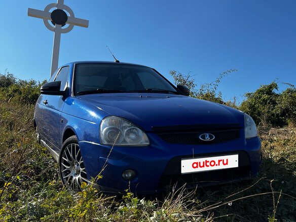 2013 Lada (ВАЗ) Priora I, синий, 600000 рублей - вид 4