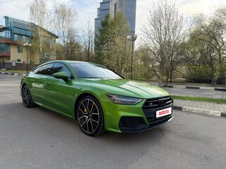 2018 Audi A7 55 TFSI II (4K), зелёный, 4490000 рублей, вид 3