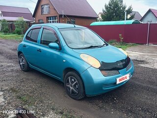 2002 Nissan March III (K12), голубой, 310000 рублей, вид 2