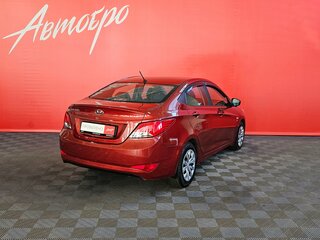 2016 Hyundai Solaris I Рестайлинг, красный, 980000 рублей, вид 5