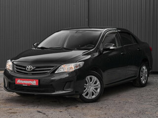 2012 Toyota Corolla X (E140, E150) Рестайлинг, чёрный, 1395000 рублей, вид 1