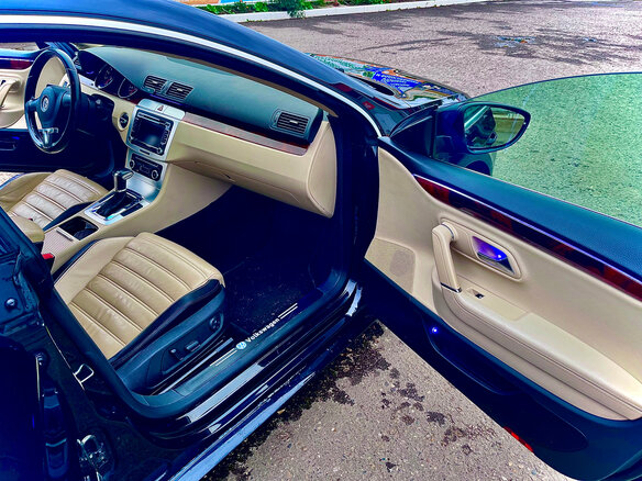 2009 Volkswagen Passat CC I, чёрный - вид 11