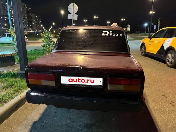 2008 Lada (ВАЗ) 2107, красный, 80000 рублей - вид 3