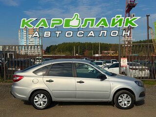 2019 Lada (ВАЗ) Granta I Рестайлинг, серебристый, 599000 рублей, вид 4
