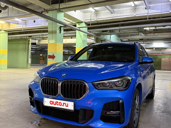 2019 BMW X1 20i xDrive II (F48) Рестайлинг, синий, 2990000 рублей - вид 1