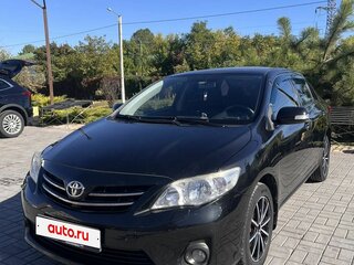 2010 Toyota Corolla X (E140, E150) Рестайлинг, чёрный, 1099000 рублей, вид 3