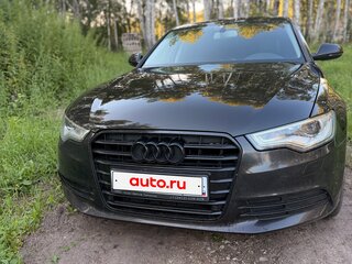 2013 Audi A6 IV (C7), чёрный, 1390000 рублей, вид 3