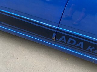 2006 Lada (ВАЗ) Kalina I, синий, 140000 рублей, вид 2