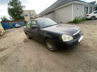 2007 Lada (ВАЗ) Priora I, чёрный, 175000 рублей, вид 3