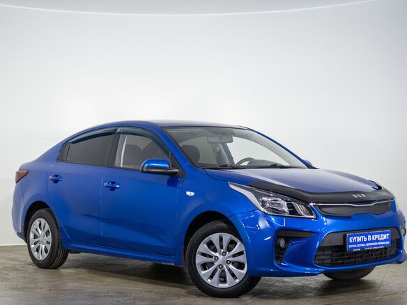 2019 Kia Rio IV, синий, 1299000 рублей