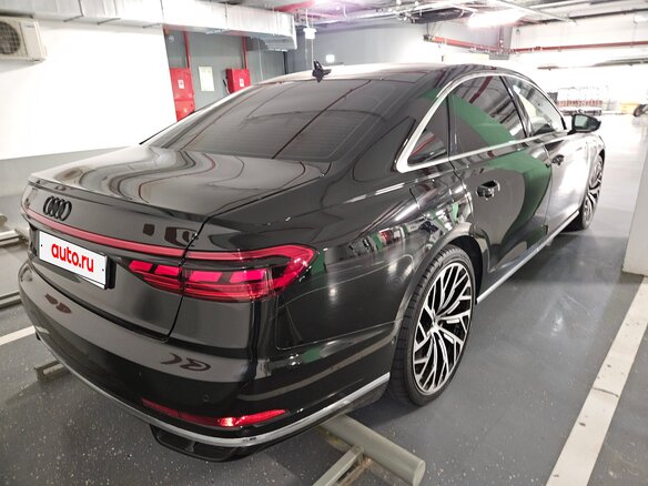 2018 Audi A8 Long 55 TFSI IV (D5), чёрный