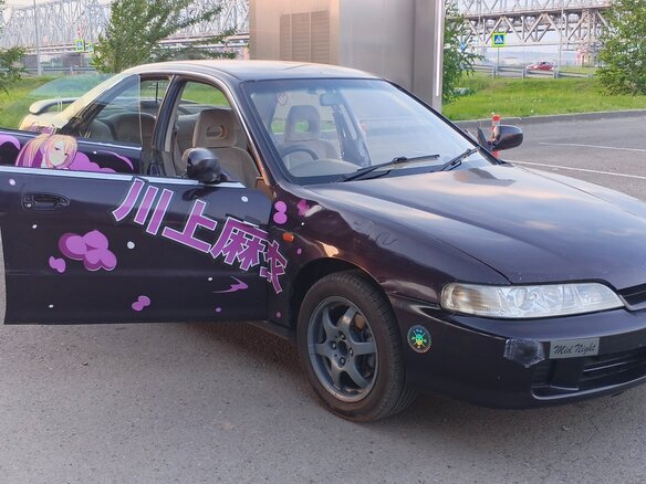 1996 Honda Integra III Рестайлинг, фиолетовый, 200000 рублей - вид 5