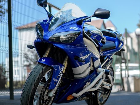 2000 Yamaha YZF-R1, синий, 450000 рублей, вид 1