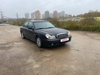 2006 Hyundai Sonata ТагАЗ IV (EF) Рестайлинг, чёрный, 350000 рублей, вид 2
