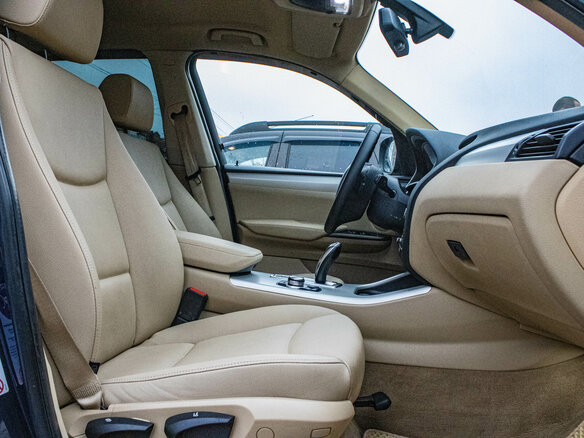 2012 BMW X3 20i xDrive II (F25), синий, 1400000 рублей - вид 20