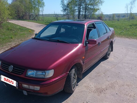 1994 Volkswagen Passat B4, пурпурный, 219000 рублей - вид 1