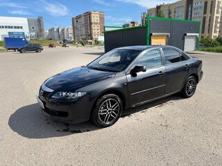 2005 Mazda 6 I (GG) Рестайлинг, чёрный, 300000 рублей, вид 3