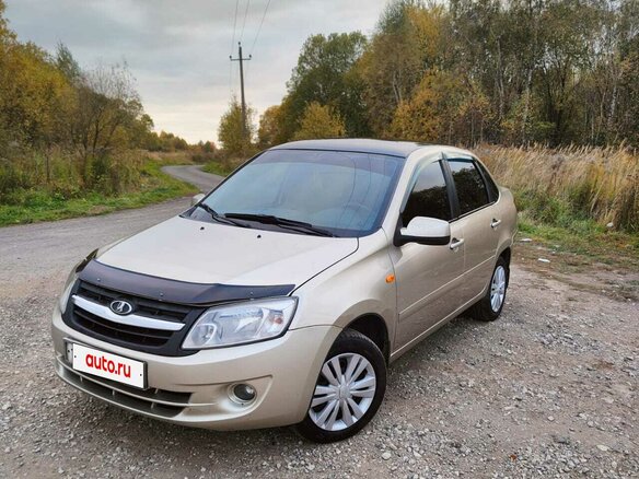 2013 Lada (ВАЗ) Granta I, бежевый, 375000 рублей