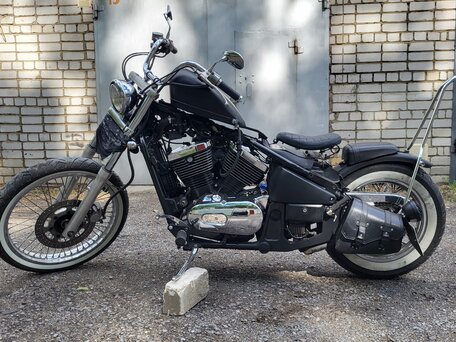 1996 Kawasaki VN400 Vulcan, чёрный, 280000 рублей, вид 3