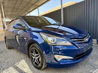 2016 Hyundai Solaris I Рестайлинг, синий, 980000 рублей, вид 1