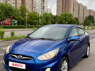 2012 Hyundai Solaris I, синий, 690000 рублей, вид 1