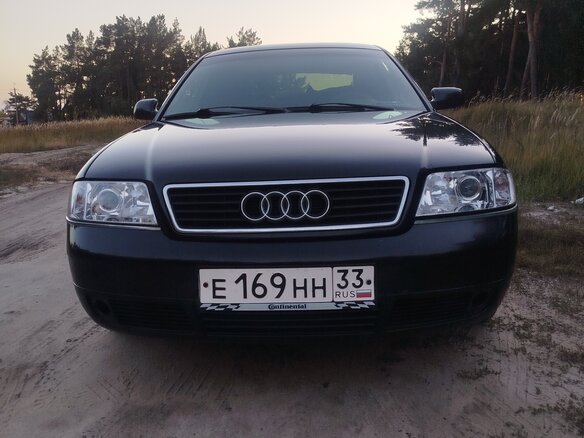 2001 Audi A6 II (C5) Рестайлинг, чёрный, 640000 рублей - вид 1