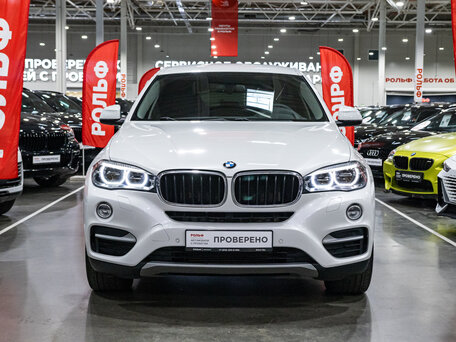 2015 BMW X6 30d II (F16), белый, 3299700 рублей, вид 4