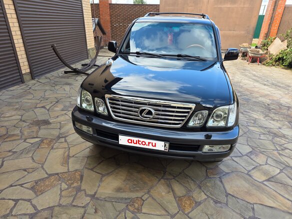 2006 Lexus LX 470 II Рестайлинг, чёрный, 3500000 рублей