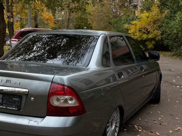 2007 Lada (ВАЗ) Priora I, серый, 180000 рублей - вид 6