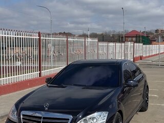 2010 Mercedes-Benz S-Класс 500 Long V (W221) Рестайлинг, синий, 1850000 рублей, вид 3