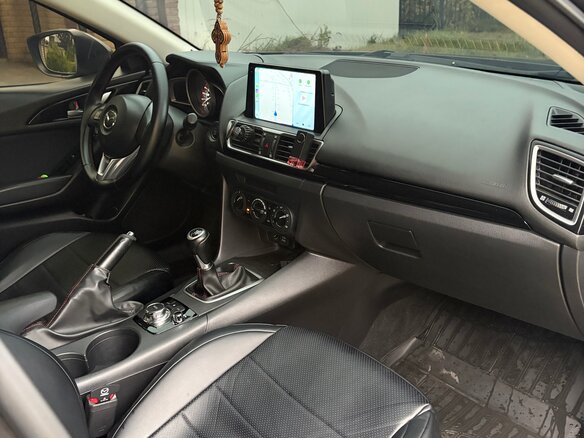 2014 Mazda 3 III (BM), серый, 1250000 рублей - вид 6
