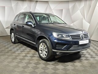2015 Volkswagen Touareg II Рестайлинг, синий, 2731000 рублей, вид 3
