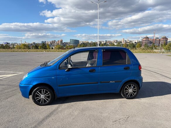 2013 Daewoo Matiz I Рестайлинг, синий, 350000 рублей - вид 5