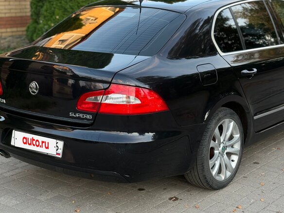 2008 Skoda Superb DSG II, чёрный, 589000 рублей - вид 6
