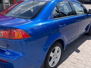 2008 Mitsubishi Lancer X, синий, 550000 рублей, вид 5