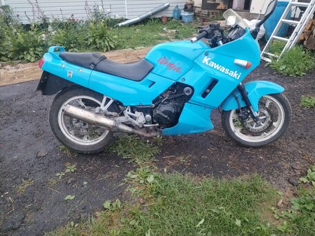 1995 Kawasaki 250 TR, синий, 120000 рублей, вид 3