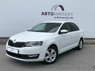2019 Skoda Rapid I Рестайлинг, белый, 1355000 рублей, вид 1
