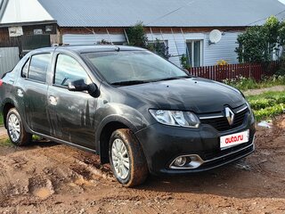 2014 Renault Logan II, чёрный, 485000 рублей, вид 2