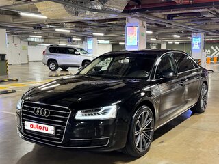 2015 Audi A8 Long III (D4) Рестайлинг, чёрный, 2600000 рублей, вид 1
