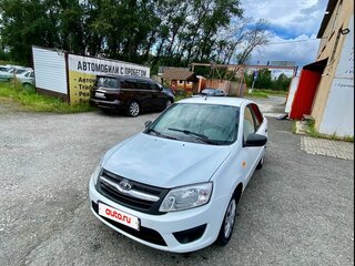 2015 Lada (ВАЗ) Granta I, белый, 367000 рублей, вид 1