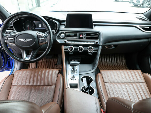 2019 Genesis G70 I, синий - вид 14