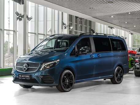 2022 Mercedes-Benz V-Класс Compact 300 d компактный III (W447) Рестайлинг, синий, 6700000 рублей, вид 1