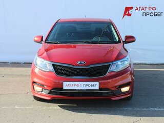 2016 Kia Rio III Рестайлинг, красный, 1035000 рублей, вид 2