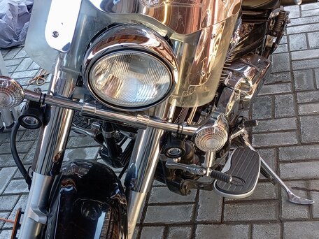 2008 Yamaha XVS650 Drag Star, чёрный, 700000 рублей, вид 2