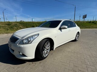 2012 Infiniti G25 IV, белый, 1350000 рублей, вид 3