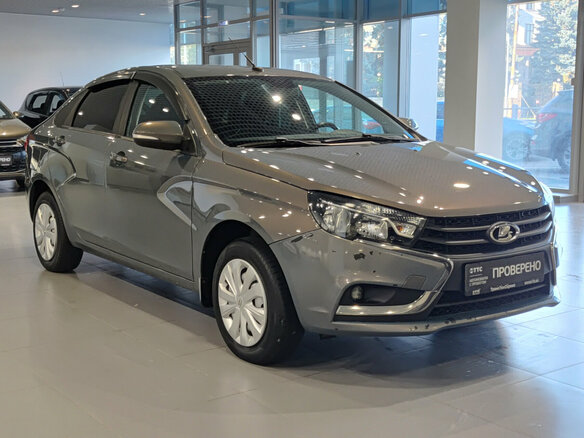 2021 Lada (ВАЗ) Vesta I, серый, 870000 рублей - вид 2