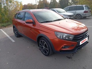 2019 Lada (ВАЗ) Vesta SW Cross I, оранжевый, 990000 рублей, вид 4